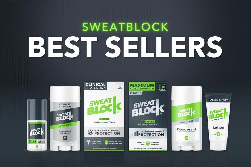 SweatBlock Best Sellers
