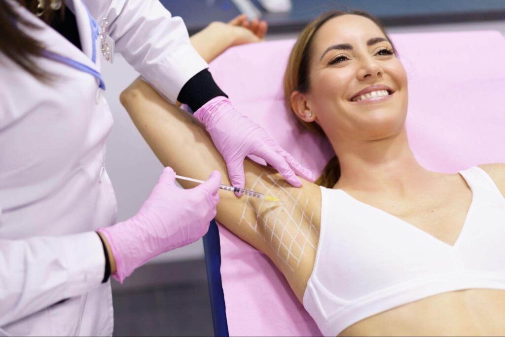 botox injections in the underarm